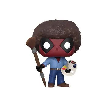 Funko Deadpool Pop 2 Bobross Edition Chibi Figures