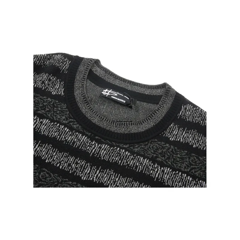 ANDREW MACKENZIE FW24 Knitwear Men's Black Gray-2