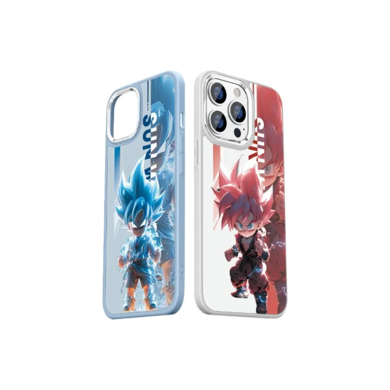 MSMF Glass Material Phone Cases For IPhone11/12/13/14 PLUS/PRO/PROMAX Cartoon-1