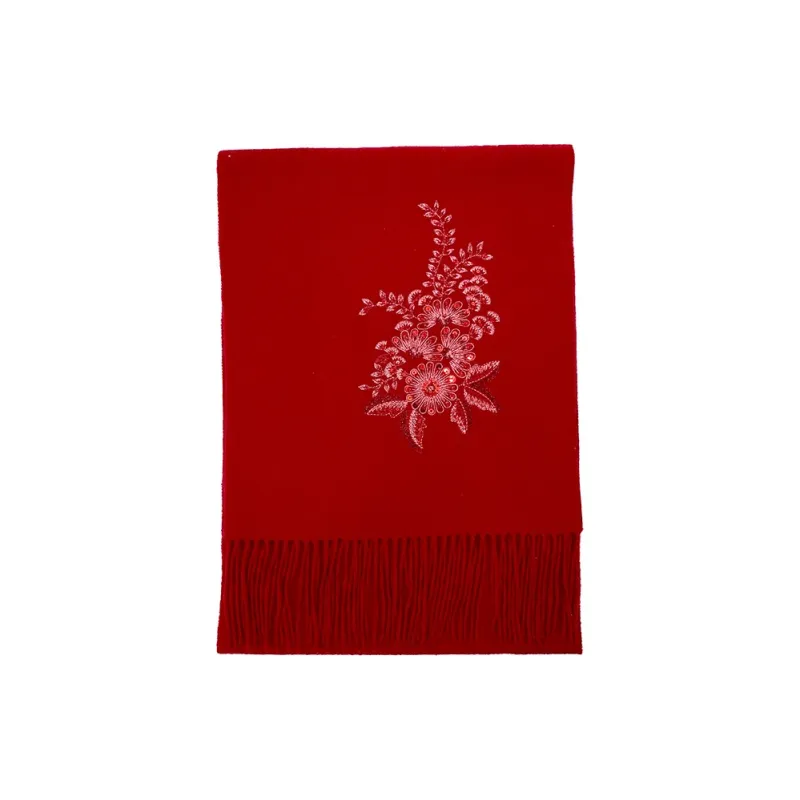 Hang Silk Road 100% Sheep Wool Knit Scarves Women's-5