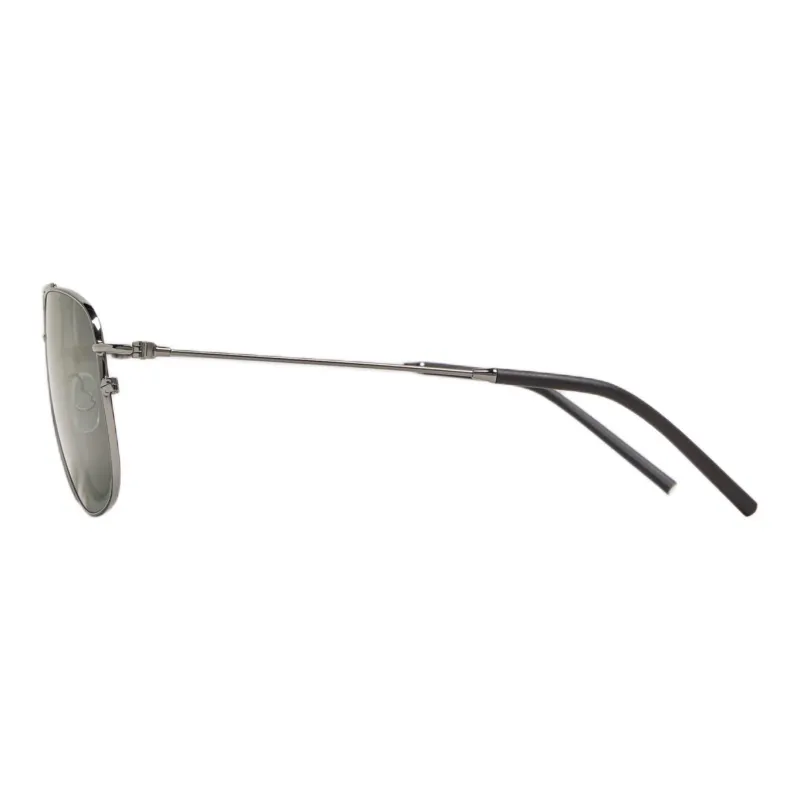 Moncler Steel Aviator Sunglasses Women's Silver-1
