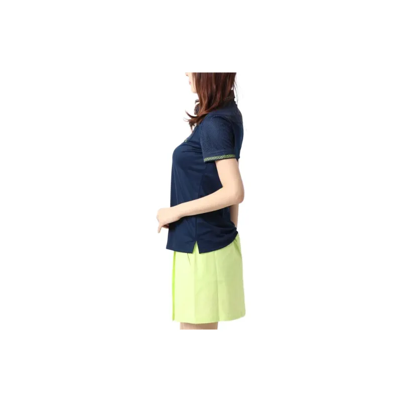 Adidas Polo Shirt Women's Marine Blue-3