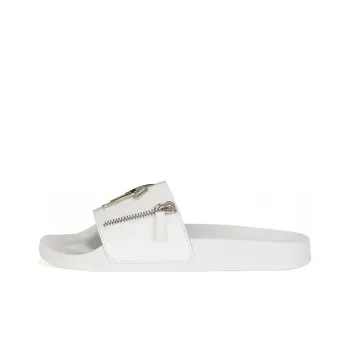 Giuseppe Zanotti/GZ Brett Slide Slippers Men's White