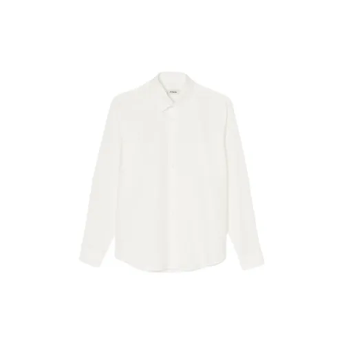 Sandro Button-up Linen Shirt