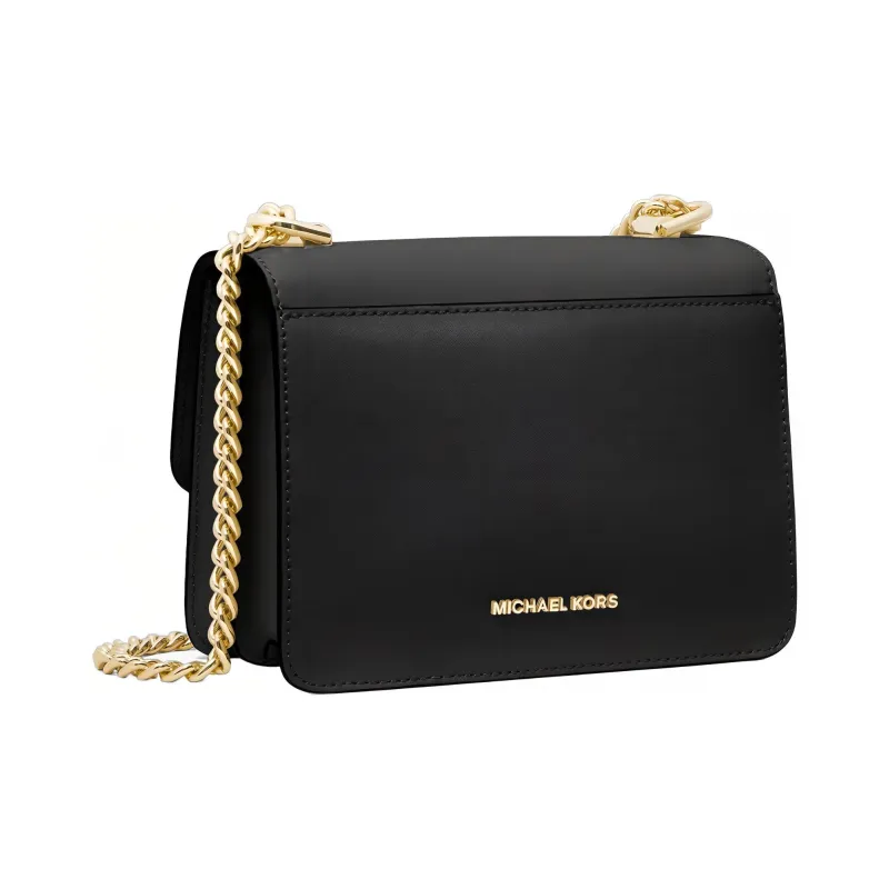 MICHAEL KORS Cow Leather Shoulder Bag, Crossbody Bag Extra Small Women's Black-1