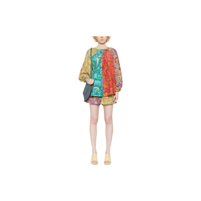 ALEMAIS Ceto Spliced Blouse-1