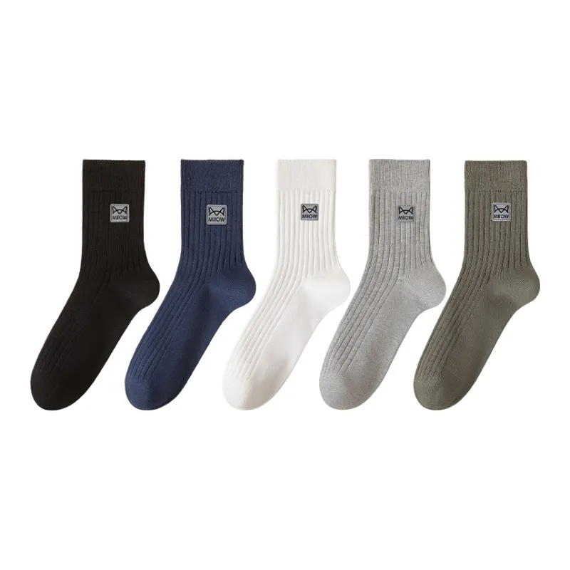 MIIOW Mid Calf Socks Men's Combo Set-18