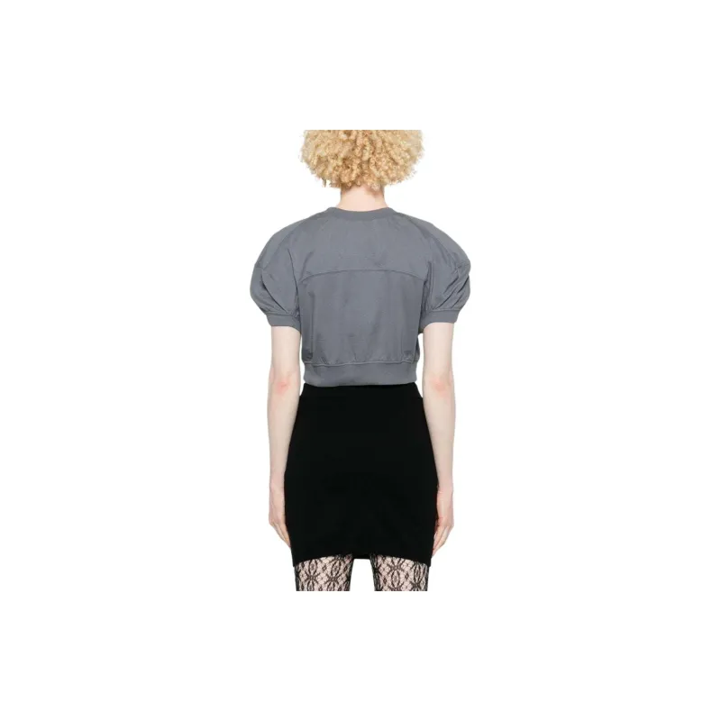 Vivienne Westwood Orb Embroidered Cropped T Shirt-2