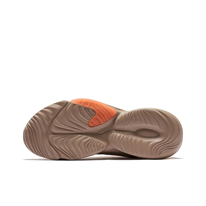 Erke Xiaoguang Durable Warm Low Top Casual Shoes Men's Birch Wood Milk Tea Brown-3