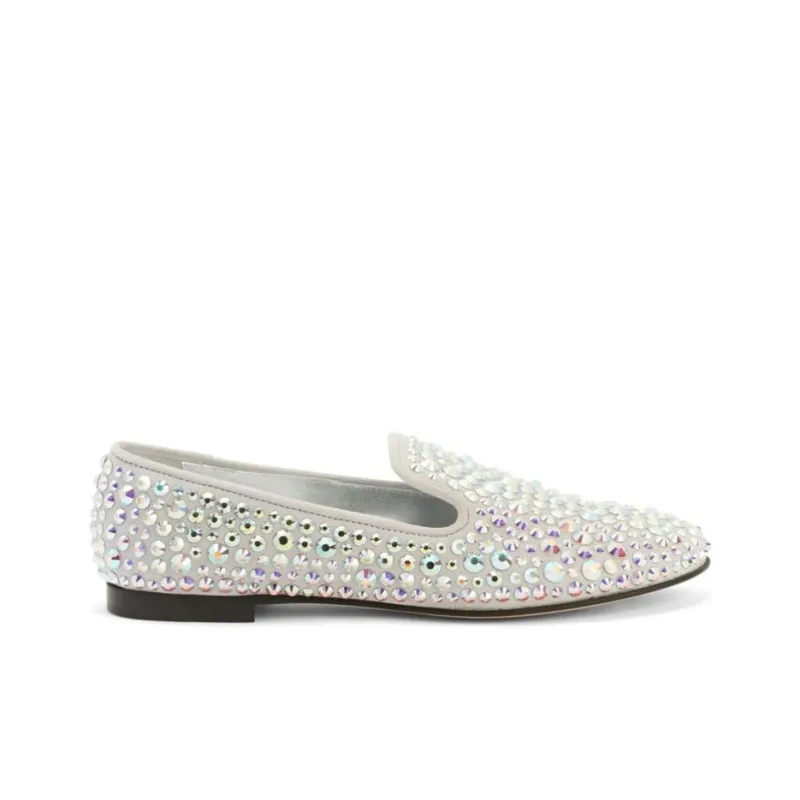 Giuseppe Zanotti/GZ Evangeline Loafers Women's Light Gray-4