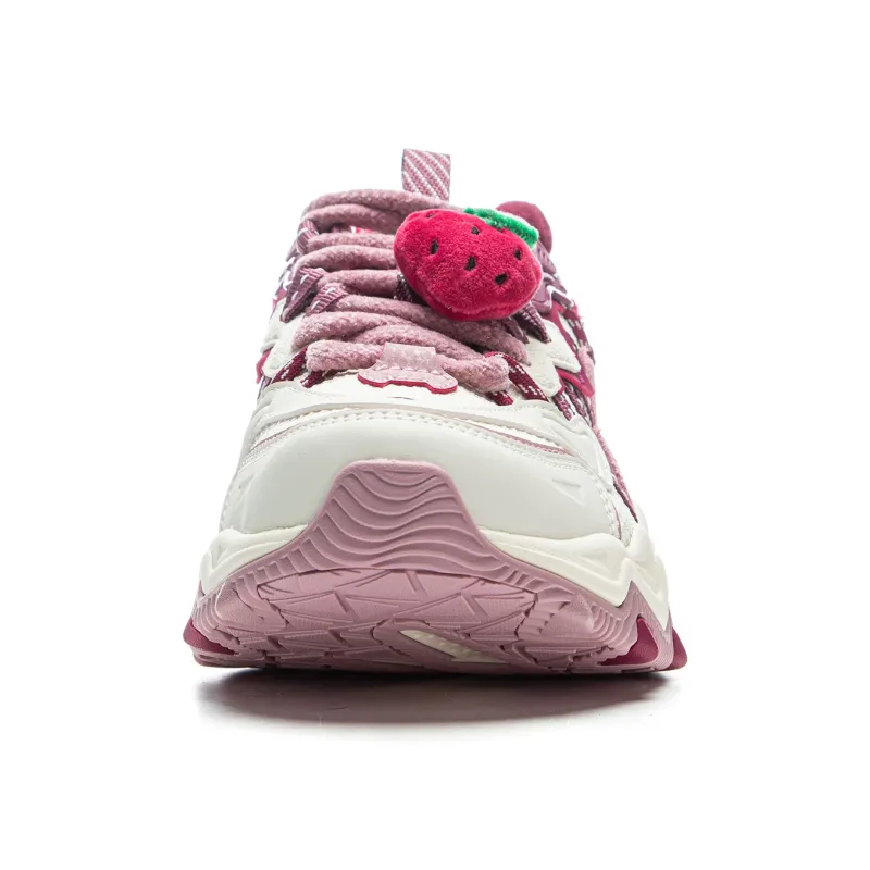 CAOMEIXIONG x LiNing Cat's Claw Lite 2 Anti Slip Wear Resistant Low Top Chunky Sneakers Women's White Pink-4