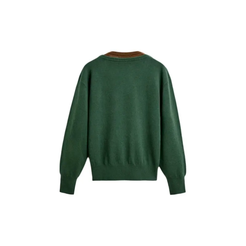 ZARA Harry Lambert Co-brand Sweaters Unisex Green-1
