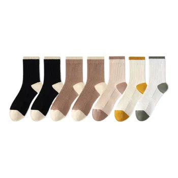 Lan Miao Mid-Calf Socks Women's 7 Pack