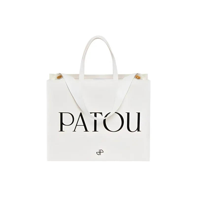 Patou Logo Printed Top Handle Bag-0