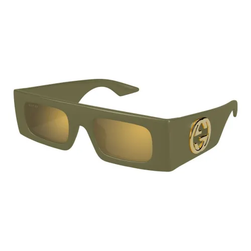 GUCCI Rectangular Frame Sunglasses