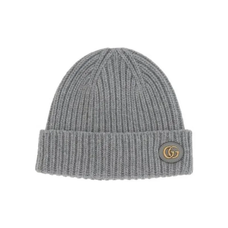 GUCCI Double G Knitted Beanie-0