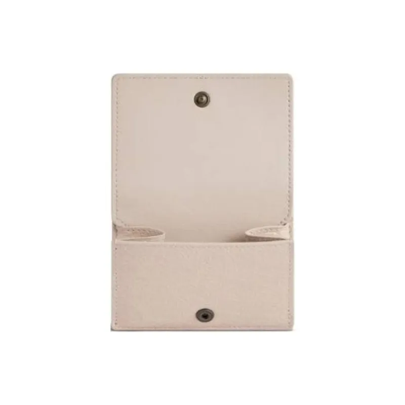 Balenciaga Lambskin Wallet Mini Women's Almond-2