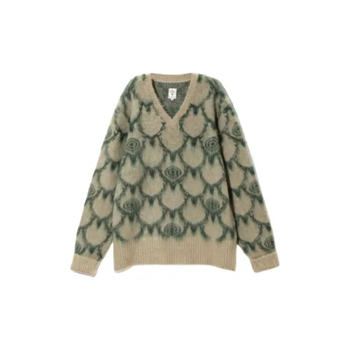 Needles Sweaters Men Green