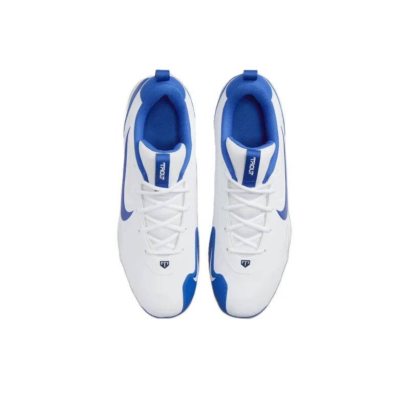 Nike Force Trout 9 Keystone White Midnight Navy Football Grey Hyper Royal-3