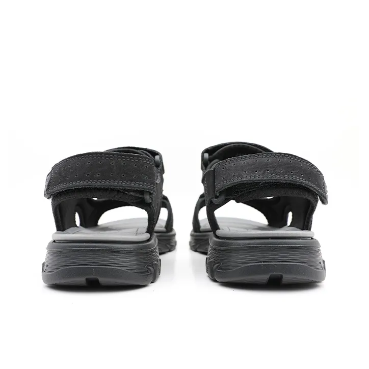 HANG TEN Beach Sandals Men Light Brown/Black Blue-8