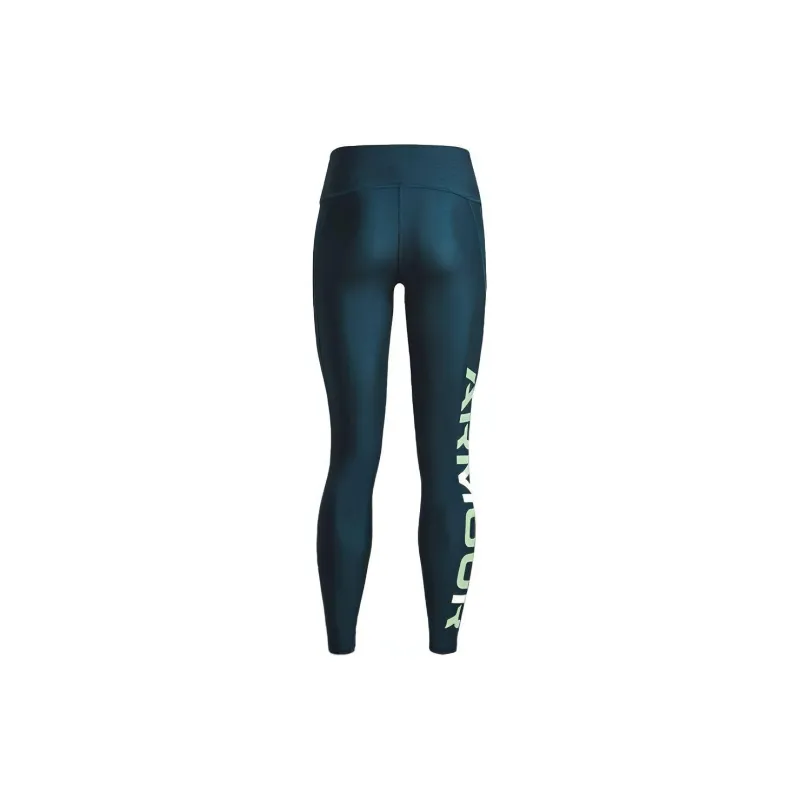 Under Armour HeatGear Yoga Pants Women's Light Gray Blue-1