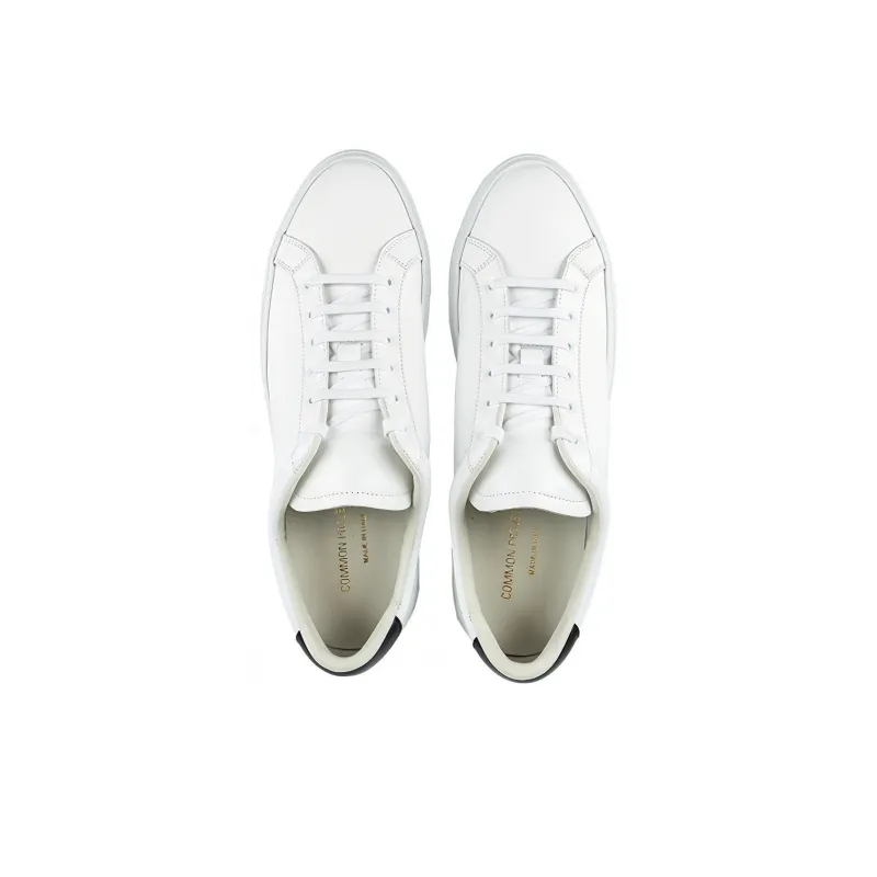 COMMON PROJECTS Stylish Skateboarding Shoes Men's White Black-2