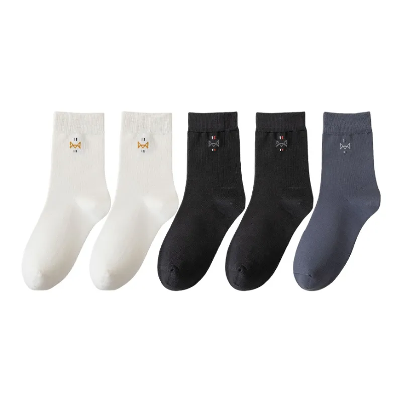 MIIOW Mid Calf Socks Men's Combo Set-7