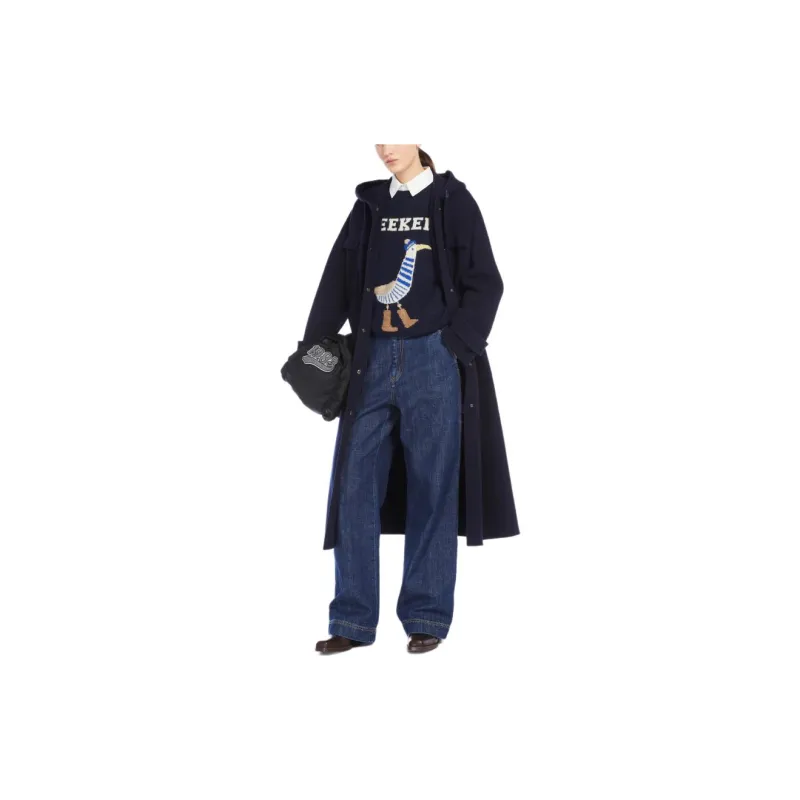 WEEKEND MaxMara Coat Women's Dark Blue-3