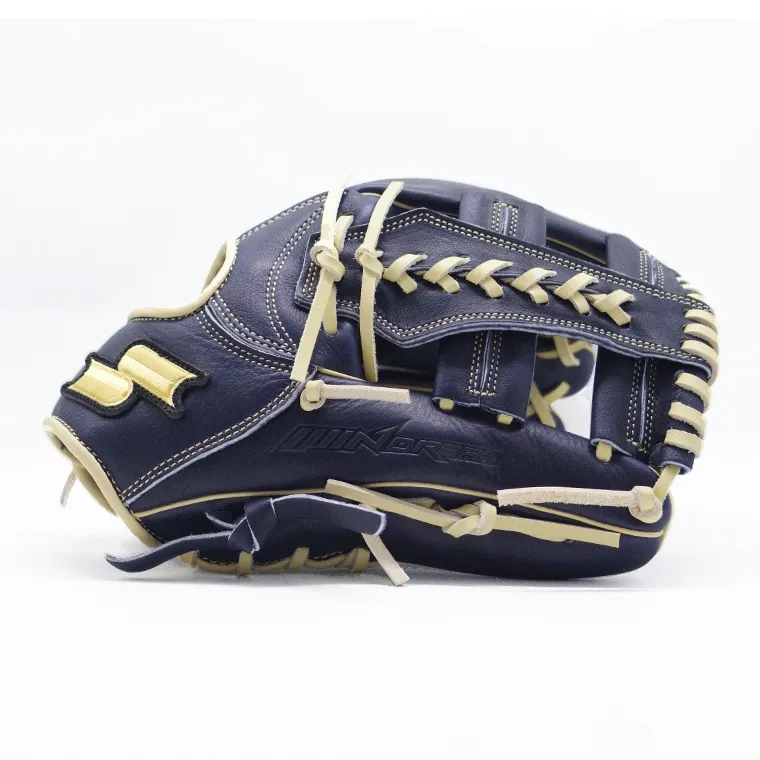 SSK Baseball Gloves Catcher's Glove Top Grain Cow Leather Navy Blue-1