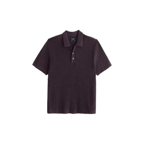 Abercrombie＆Fitch Polo Shirts Men Dark Purple