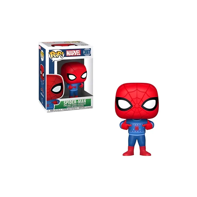 Funko Pop! Marvel Spider-Man Ugly Sweater Figure #397-2