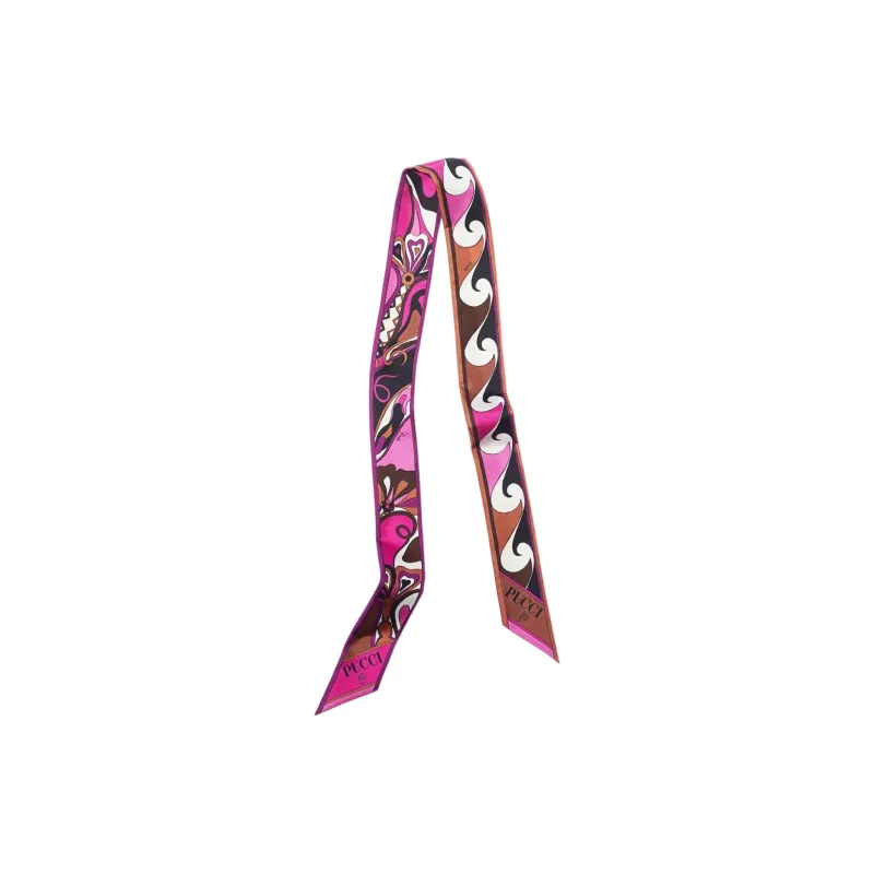 EMILIO PUCCI Orchidee-print Silk Scarf-0