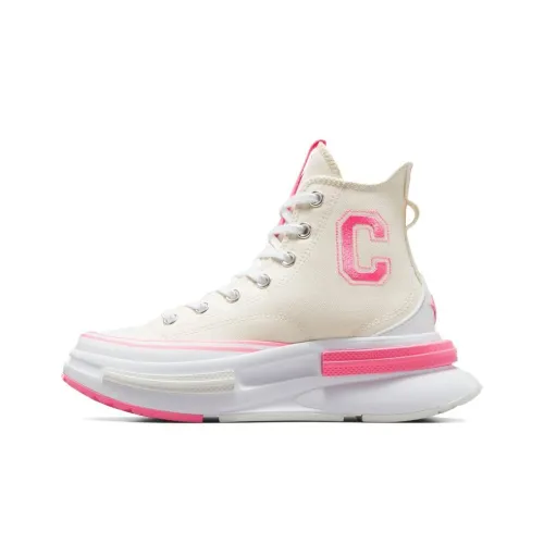 Converse Run Star Legacy Canvas Shoes Women's High-Top Beige/Pink/White