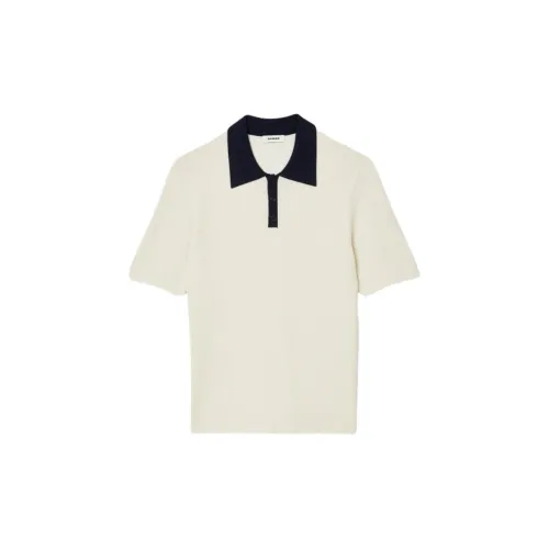 Sandro Short-sleeve Knitted Polo Shirt