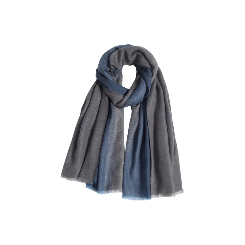 Shanghai Story 100% Cashmere Knit Scarves Unisex 5 Colors To Choose Gift Box Set-8