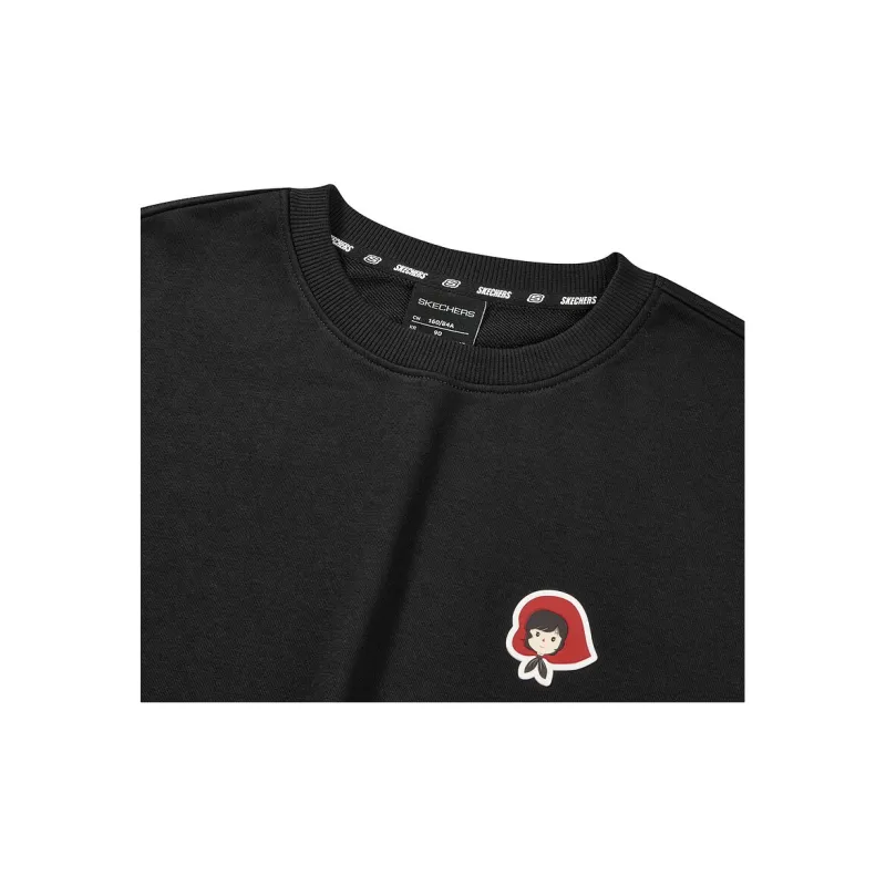 Skechers Sweatshirts Women's Black-2
