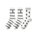 3 Pack[Pinstripe 2+Little Claw Full Print]