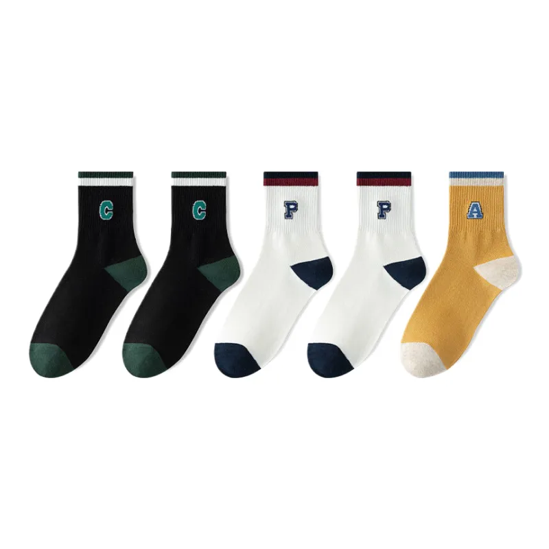 Lan Miao Mid Calf Socks Women's 5 Pack-1