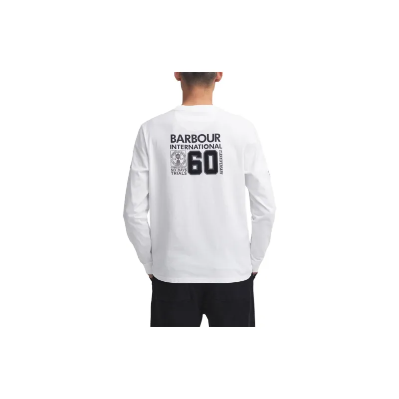 BARBOUR T Shirts Men White-2