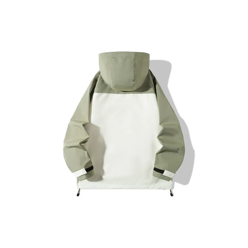 JEEP SPIRIT Outdoor Hiking Windproof Abrasion Resistant Thermal Windbreaker Jacket Unisex-5