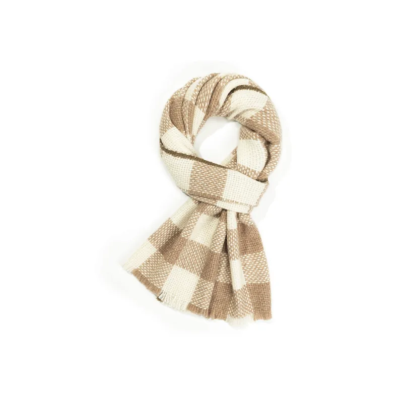 Shanghai Story 100% Cashmere Knit Scarves Women's 3 Colors To Choose Gift Box Set-1