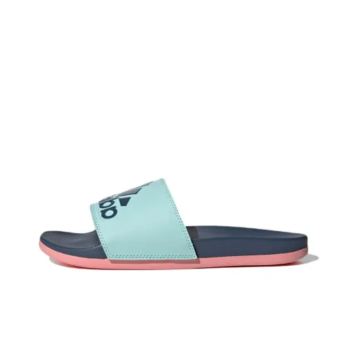 Adidas Adilette Comfort Slide Slippers Women's Blue