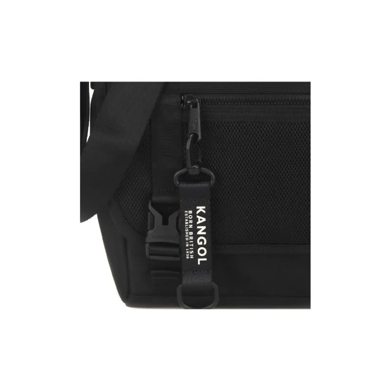 KANGOL Nylon Handbag, Shoulder Bag, Crossbody Bag Regular Unisex Black-3