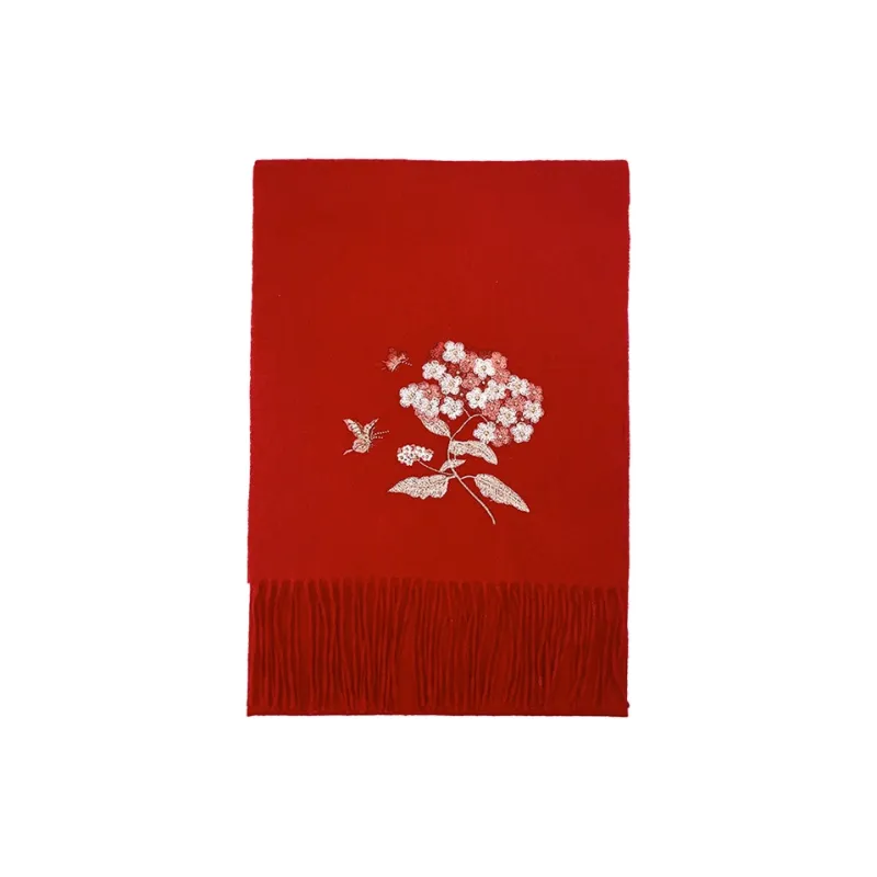 Hang Silk Road 100% Sheep Wool Knit Scarves Women's-7