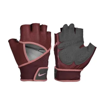 Nike Weightlifting Belts / Gym Gloves Wear-Resistant Deep Red Polyester Polyamide Female