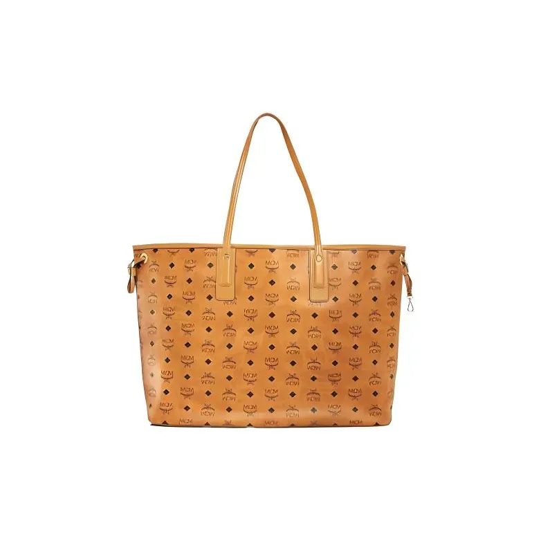 MCM Reversible Liz Shopper Visetos Large Cognac-3
