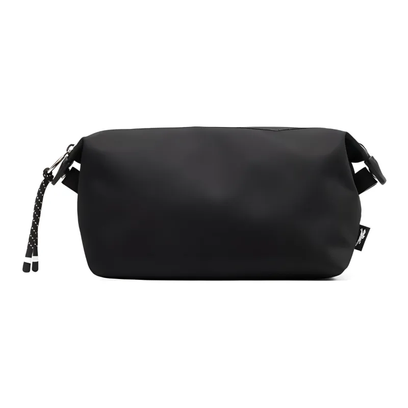 LONGCHAMP Le Pliage Energy Cow Leather Travel Bag Clutch Makeup Bag Men's Black-2