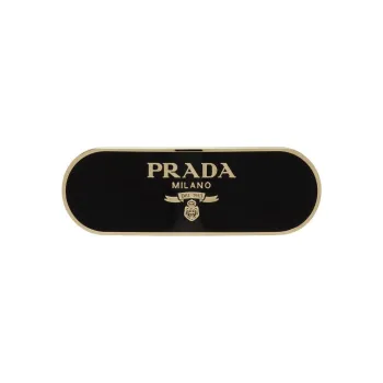 PRADA Metal Hair Clips Women's Black