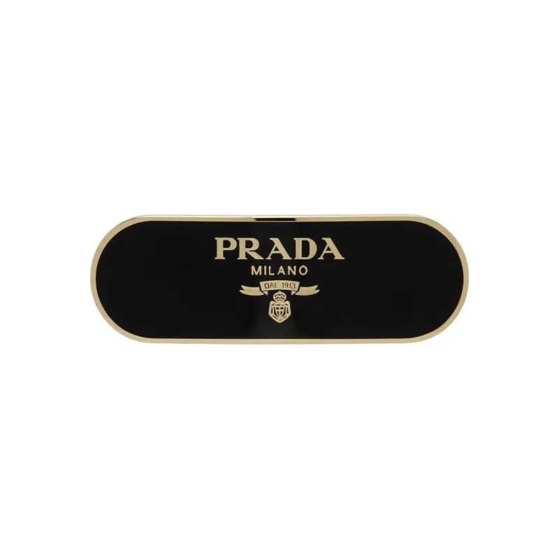 PRADA Metal Hair Clips Women's Black-0