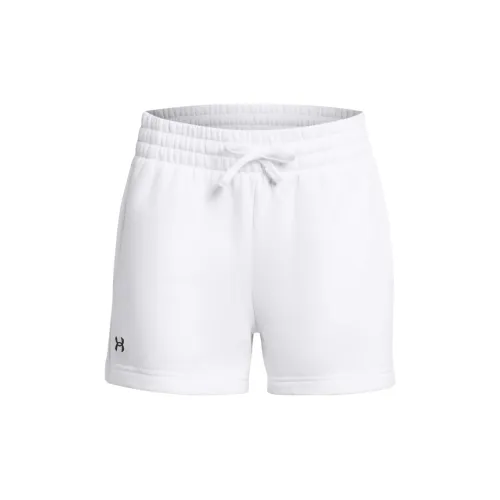 Under Armour Rival Fleece Casual Shorts Women's White